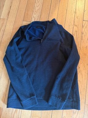Marc Anthony Navy Half‑Zip Pullover Sweater
